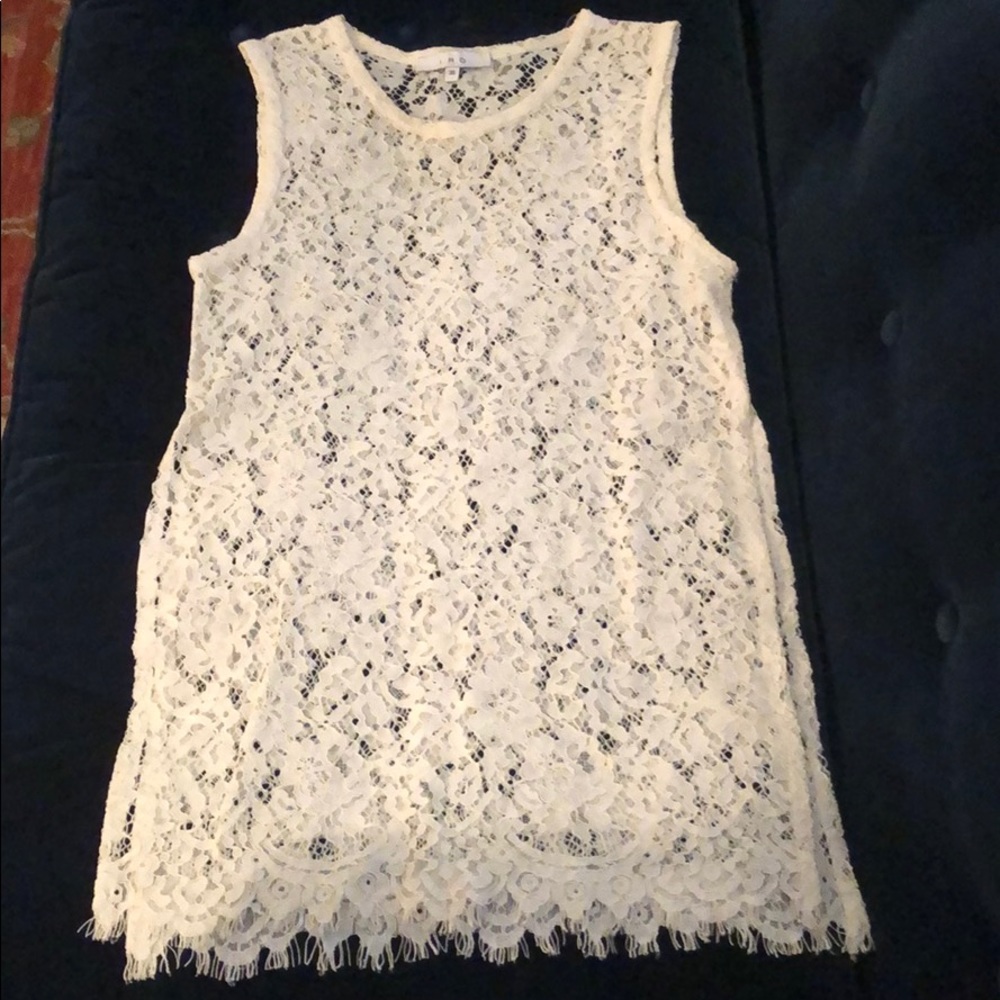 Iro cream lace blouse